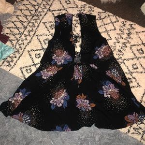 Free People Floral Print Dress